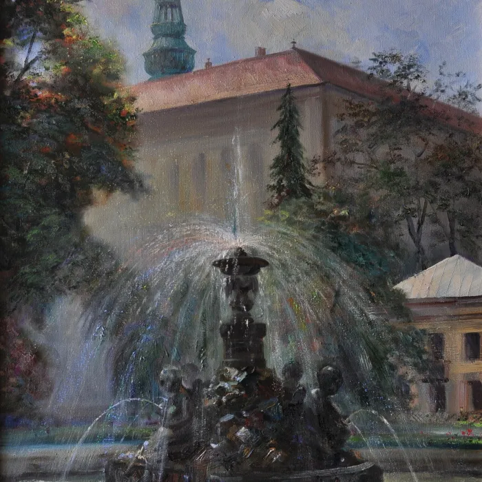 Kašna v Podzámecké zahradě